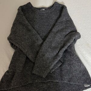 Old Navy Charcoal Women's Crew Neck Sweater